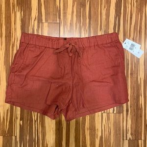 Roxanne Drawstring Linen Short